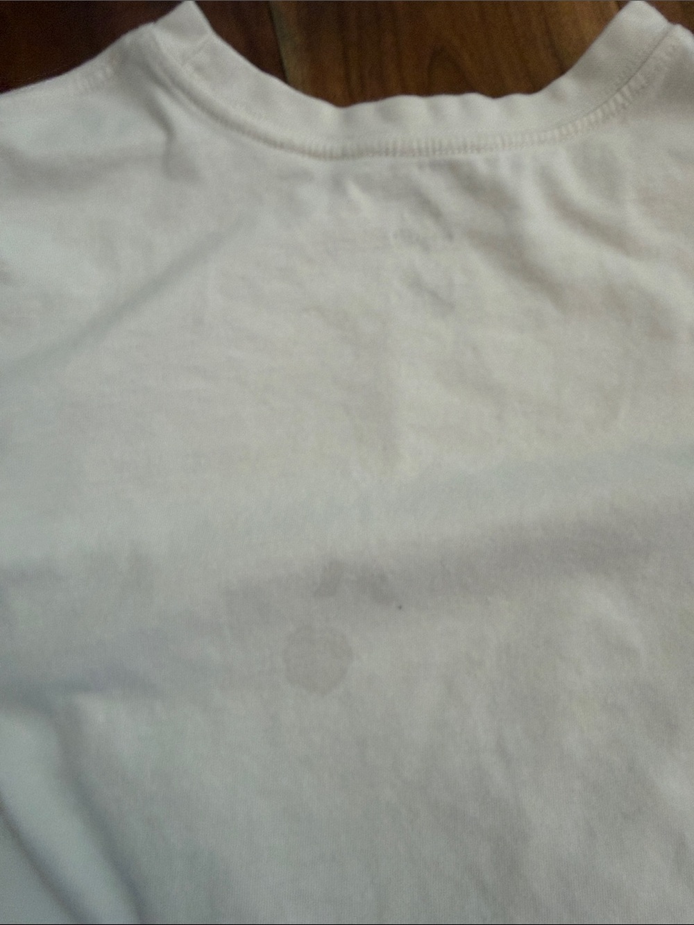 Converse Cream Short Sleeve Tie-Front Tee with Lavender Logo - Picture 6 of 6